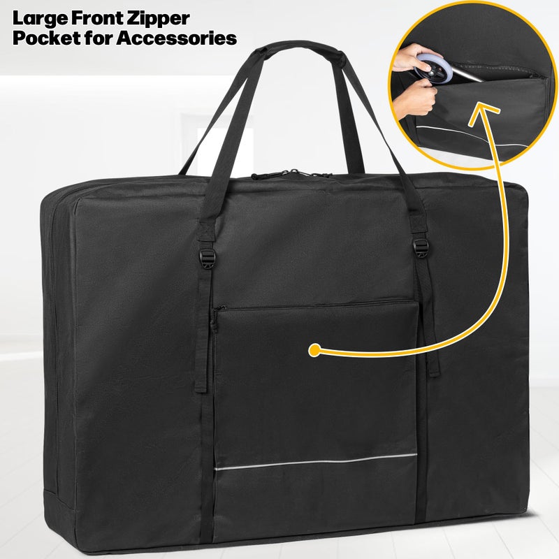 GRAOSO Carrying Bag for Folding Chair  Storage Case Fits for Beach Chair  Zero Gravity Lounge Chair  Director Chair  Folding Walker/Wheelchair  Great for Camping  Travel  Outdoors  Black - Image 4